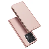 Etui i futerały do telefonów - Etui Dux Ducis Skin Pro z klapką i miejscem na kartę na Xiaomi Redmi Note 13 Pro 5G - różowe - miniaturka - grafika 1