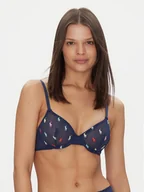 Biustonosze - Polo Ralph Lauren Biustonosz z fiszbiną 4P0210 Granatowy - miniaturka - grafika 1