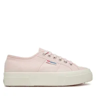 Trampki damskie - Tenisówki Superga 2740 Platform S21384W Różowy - miniaturka - grafika 1