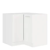 Szafki kuchenne - Szafka Kuchenna Stojąca Narożna 1 Drzwi 89 x 89 ND 1F Eko White Stolarz Lempert Biały - miniaturka - grafika 1