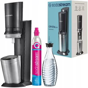 Saturator SodaStream Crystal 3.0 QuickConnect Czarny Jedna Butelka - Saturatory - miniaturka - grafika 1