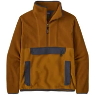 Bluzy sportowe męskie - Męska bluza Patagonia Synchilla Fleece Anorak Pullover Rozmiar: L / Kolor: brązowy - miniaturka - grafika 1