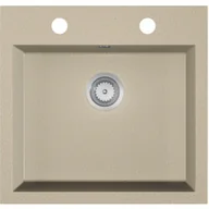 Zlewozmywaki - EOS Zlewozmywak granitowy COMO piaskowy - miniaturka - grafika 1