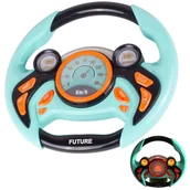 Zabawki interaktywne dla dzieci - Interaktywna Kierownica Dla Dzieci z Dźwiękami i Światłami Z1076 - miniaturka - grafika 1