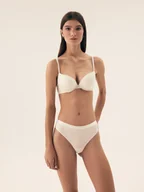 Majtki damskie - Majtki stringi Lacteem Bloovii kremowy M - miniaturka - grafika 1