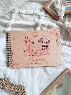 ALBUM EKIPA z personalizacją, prezent na Roczek, Chrzest, narodziny - Pamiątka Chrztu Świętego - miniaturka - grafika 1