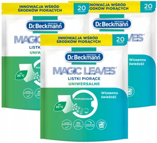 Dr. Beckmann MAGIC Chusteczki Listki Piorące do Prania Uniwersalne 60 prań - Środki do prania - miniaturka - grafika 1