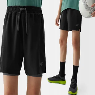 4F KRÓTKIE SPODENKI CHŁOPIĘCE SPORTOWE SZYBKOSCHNĄCE Tfshm484 - Spodenki męskie - miniaturka - grafika 1