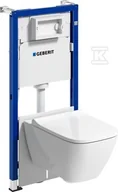Stelaże i zestawy podtynkowe do WC - Zestaw stelażowy Duofix Basic Smyle Square - miniaturka - grafika 1