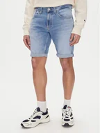 Spodenki męskie - Tommy Jeans Szorty jeansowe Ronnie DM0DM20962 Niebieski Slim Fit - miniaturka - grafika 1