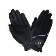 Rękawiczki jeździeckie - Rękawiczki Crystals black Equus Brand - miniaturka - grafika 1