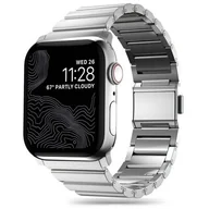 Akcesoria do smartwatchy - Pasek TECH-PROTECT Steelband o Apple Watch 4/5/6/7/8/9/SE/Ultra (42/44/45/49mm) Srebrny - miniaturka - grafika 1