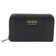 Portfele - Guess Damski Portfel Elegancka Portmonetka Poliuretanowa Czany Skórzany - miniaturka - grafika 1