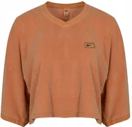 Koszulki i topy damskie - REEBOK - KOSZULKA DAMSKA CL RBK ND TERRY CROP HS4757 - miniaturka - grafika 1