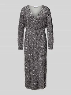 Sukienka midi z dekoltem w serek model ‘FAITH’ - Sukienki Sukienka midi z dekoltem w serek model ‘FAITH’ - Sukienki - miniaturka - grafika 1