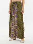 Spodnie damskie - Iconique Spodnie materiałowe Sharon IC24-100 Kolorowy Relaxed Fit - miniaturka - grafika 1