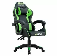 Fotele gamingowe - Fotel Gamingowy dla Gracza Extreme ENZO Green - miniaturka - grafika 1