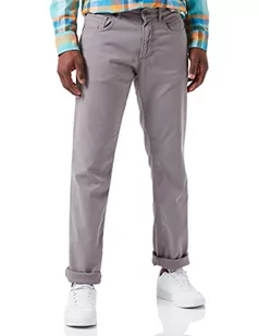 Camel Active Męskie Spodnie Bawełniane Regular Fit Houston, Szary, 32W / 32L - Spodenki męskie - miniaturka - grafika 1