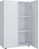 Szafki na buty - LonaXL3DT szafka na buty 2 drzwi biały. - miniaturka - grafika 1