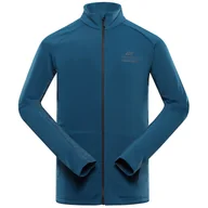 Bluzy sportowe męskie - Męska bluza Alpine Pro Goll Rozmiar: XXL / Kolor: turkusowy - miniaturka - grafika 1