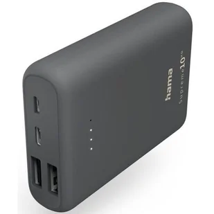 Powerbank HAMA Power Pack Supreme 10HD 10000 mAh Szary - Powerbanki - miniaturka - grafika 1