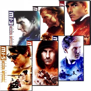 Pakiet: Mission: Impossible - Filmy akcji DVD - miniaturka - grafika 1