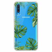 Etui i futerały do telefonów - Etui na Samsung Galaxy A70, Zielone liście palmowca - miniaturka - grafika 1