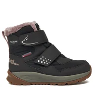 Buty dla chłopców - Śniegowce Jack Wolfskin A62146 Czarny - miniaturka - grafika 1