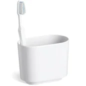 Kubki na szczoteczki do zębów - Umbra Kubek na Szczoteczki STEP Biały Nowoczesny Łazienka - miniaturka - grafika 1