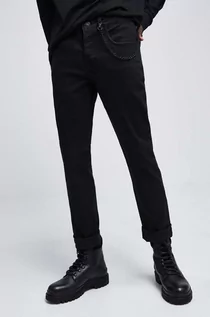 Spodnie męskie - Medicine jeansy męskie kolor czarny - grafika 1