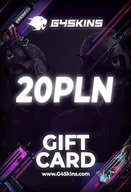 Kody i doładowania cyfrowe - G4SKINS.com Gift Card 20 PLN - Key - GLOBAL - miniaturka - grafika 1
