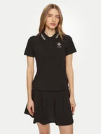Koszulki sportowe damskie - Guess Polo V5RP02 KCOK1 Granatowy Regular Fit - miniaturka - grafika 1
