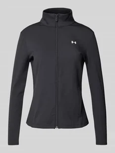 Kurtka treningowa z nadrukiem z logo model ‘Motion’ - Kurtki i kamizelki sportowe damskie - miniaturka - grafika 1