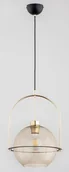 Lampy sufitowe - Leria D30 lampa wisząca 1xE27 czarna/złota 61286 - miniaturka - grafika 1
