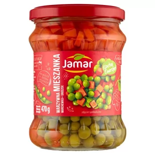 Jamar Mieszanka warzywna marchewka groszek 470 g - Pasztet i przetwory mięsne - miniaturka - grafika 1