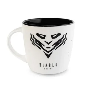 DIABLOCHAIRS Kubek Diablo Chairs biało-czarny - Kubki - miniaturka - grafika 1