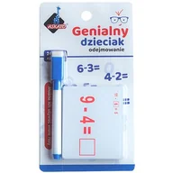 Książki edukacyjne - Askato Genialny dzieciak - fiszki matematyczne, odejmowanie - miniaturka - grafika 1