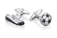 Spinki do mankietów i krawatów - Spinki do mankietów Piłkarskie SD-2201 - miniaturka - grafika 1