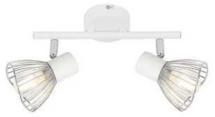 Candellux Lampa sufitowa reflektorek FLY PLAFON LISTWA 2X40W E14 BIAŁY CHROM 92-61966 - Lampy sufitowe - miniaturka - grafika 1