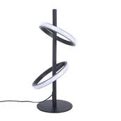 Lampy stojące - Lampa stołowa Kapeo czarna 2 x LED Inspire - miniaturka - grafika 1