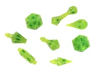 Akcesoria do gier planszowych - PolyHero- Wizard - Acid Splash (zielone glow in dark) - miniaturka - grafika 1