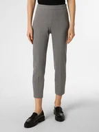 Spodnie damskie - BOSS Spodnie Kobiety Sztuczne włókno czarny|szary wzorzysty, 36 - miniaturka - grafika 1