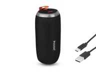 Głośniki przenośne - Głośnik Bluetooth LM-892 2x5W z podświetleNiem RGB, akumulator 1200 mAh, czarny. - miniaturka - grafika 1