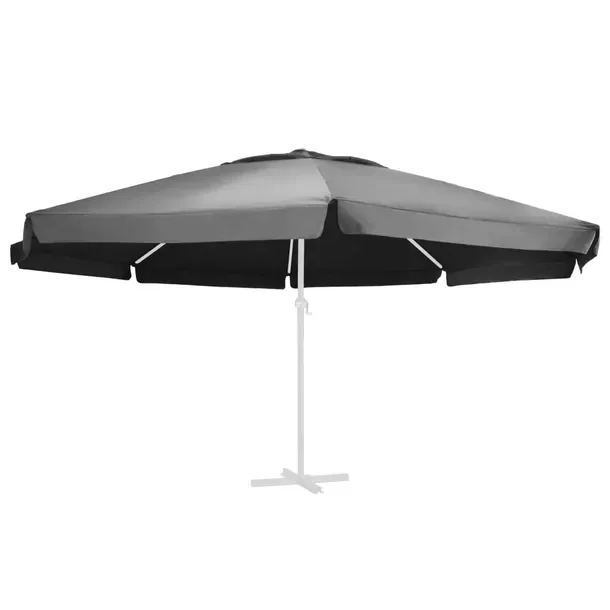 Zamienna czasza do parasola ogrodowego, antracytowa, 600 cm, poliester
