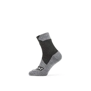 SealSkin SealSkin Unisex All Weather Ankle skarpety unisex szary czarny/szary M 11100060010120-101-M - Skarpetki damskie - miniaturka - grafika 1