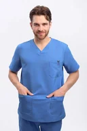 Odzież medyczna - Bluza medyczna męska Apolonia BL59 Elegant Stretch - miniaturka - grafika 1