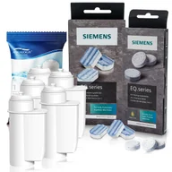 Akcesoria i części do ekspresów do kawy - Zestaw Siemens, Filtr Aqualogis AL-Inte 5szt, Siemens Odkamieniacz TZ80002, Siemens Tabletki TZ80001 - miniaturka - grafika 1