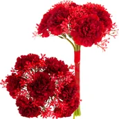 Sztuczne kwiaty - Bukiet 7 Goździków Goździki Wiązka Sztuczne Kwiaty - miniaturka - grafika 1