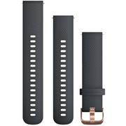 Akcesoria do smartwatchy - Pasek do Garmin Vivoactive 3 Granatowo-złoty | Bezpłatny transport - miniaturka - grafika 1