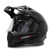 Kaski motocyklowe - Kask Adventure Acerbis Rider Dual Dziecięcy CzarnyS - miniaturka - grafika 1